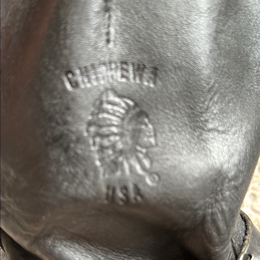Chippewa Black Leather Boots